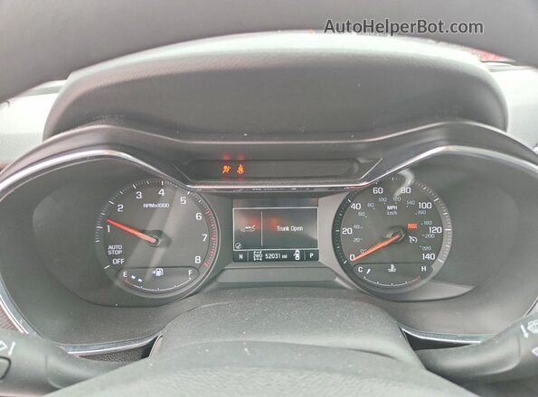 KL79MRSL7PB005070 2023 CHEVROLET TRAILBLAZER Black Widok zestawu wskaźników