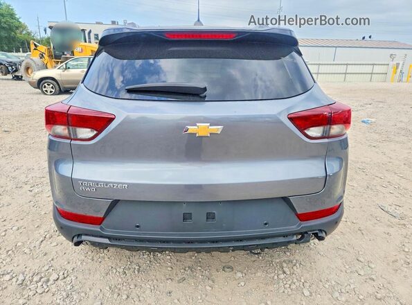 KL79MRSL8MB048814 2021 CHEVROLET TRAILBLAZER Серый Вид сзади