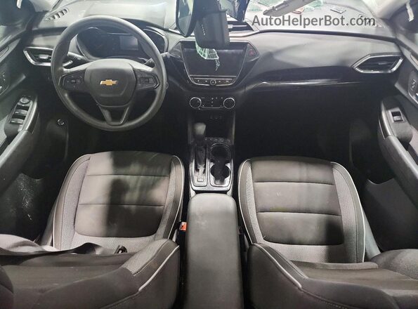KL79MRSL9NB019601 2022 CHEVROLET TRAILBLAZER Белый Вид панели приборов