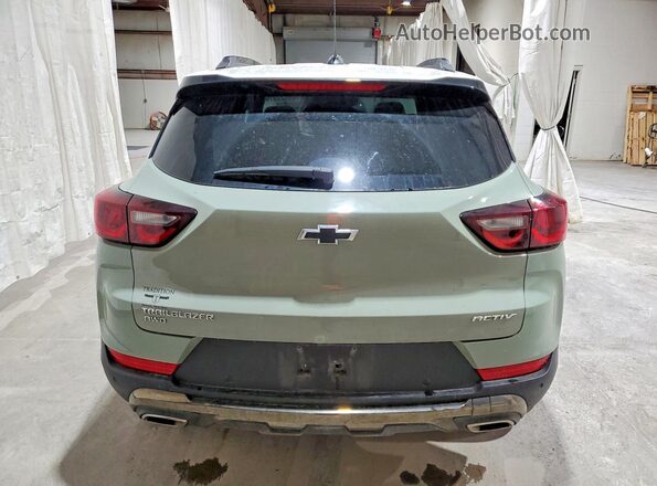 KL79MSSL3RB217605 2024 CHEVROLET TRAILBLAZER Green Вид ззаду