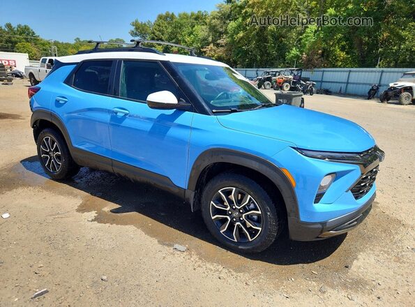 KL79MSSL5RB053287 2024 CHEVROLET TRAILBLAZER Blue Delantero derecho