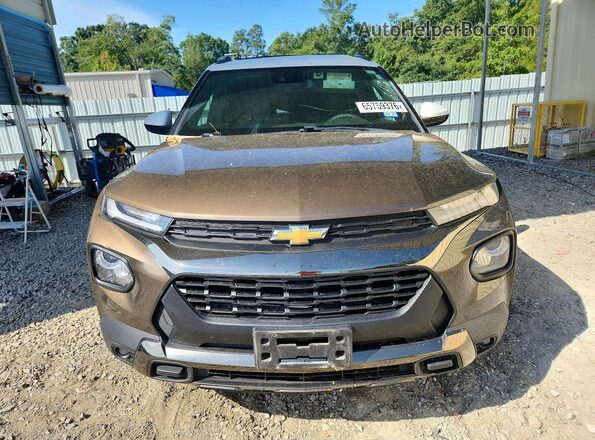 KL79MSSL8MB019644 2021 CHEVROLET TRAILBLAZER Brown Вид спереду