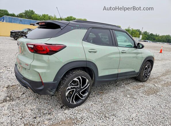 KL79MTSL1RB066446 2024 CHEVROLET TRAILBLAZER Green Tył prawy
