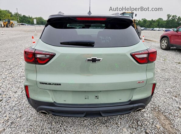 KL79MTSL1RB066446 2024 CHEVROLET TRAILBLAZER Green Widok z tyłu