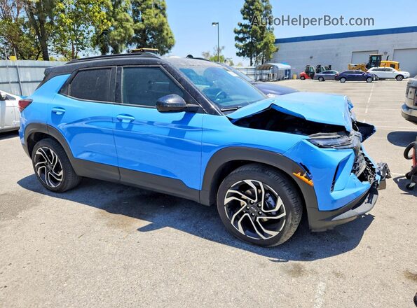 KL79MTSL7RB065866 2024 CHEVROLET TRAILBLAZER Blue Delantero derecho