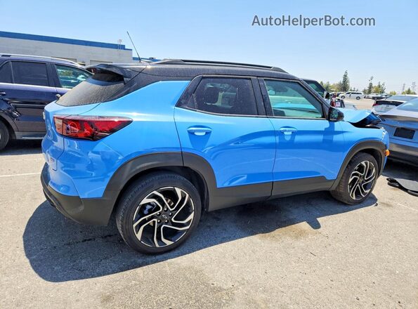 KL79MTSL7RB065866 2024 CHEVROLET TRAILBLAZER Blue Trasero derecho