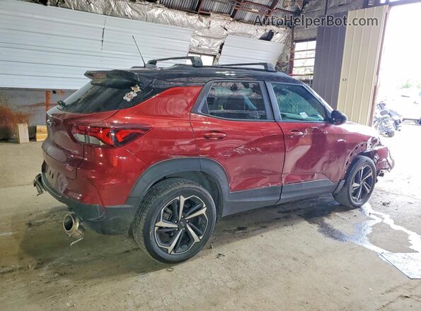 KL79MUSL0NB011373 2022 CHEVROLET TRAILBLAZER Burgundy Հետևի աջ