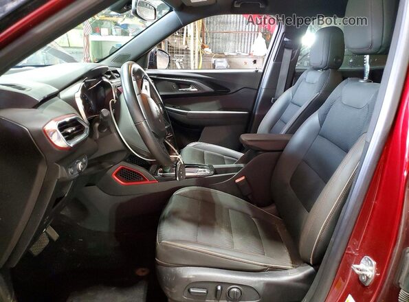 KL79MUSL0NB011373 2022 CHEVROLET TRAILBLAZER Burgundy Սալոնի դիմացի տեսք