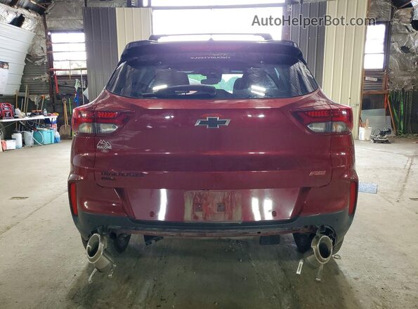KL79MUSL0NB011373 2022 CHEVROLET TRAILBLAZER Burgundy Հետևի տեսք