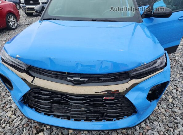 KL79MUSL1PB181356 2023 CHEVROLET TRAILBLAZER Синий Вид задней части салона