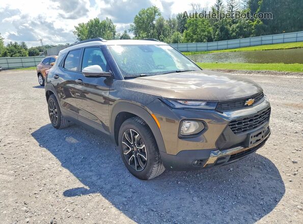 KL79MVSL4NB119047 2022 CHEVROLET TRAILBLAZER Brown Передня права чверть