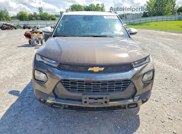 KL79MVSL4NB119047 2022 CHEVROLET TRAILBLAZER Brown Вид спереду