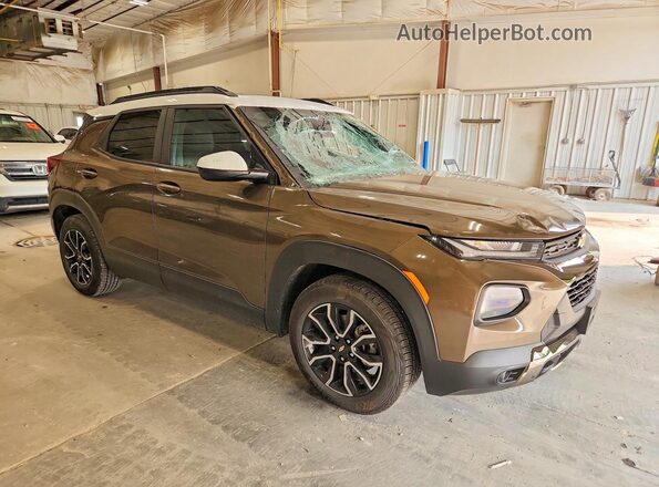 KL79MVSL8MB016941 2021 CHEVROLET TRAILBLAZER Brown წინა მარჯვენა