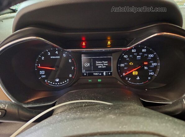 KL79MVSL8MB016941 2021 CHEVROLET TRAILBLAZER Brown ხელსაწყოთა პანელის ხედი