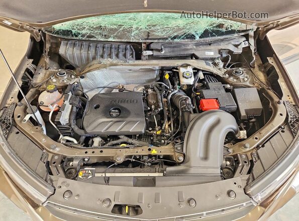 KL79MVSL8MB016941 2021 CHEVROLET TRAILBLAZER Brown ძრავის განყოფილების ხედი