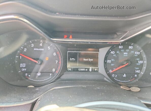 KL79MVSLXNB068010 2022 CHEVROLET TRAILBLAZER Оранжевый Вид щитка приборов