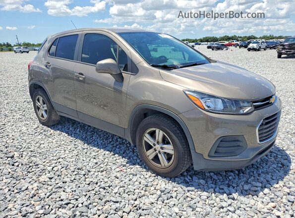 KL7CJKSB9LB349488 2020 CHEVROLET TRAX Желто-коричневый Передняя правая четверть