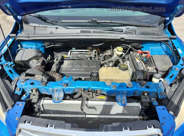 KL7CJLSB0GB757504 2016 CHEVROLET TRAX Синий Вид задней части салона