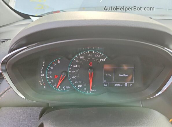 KL7CJLSB2KB960693 2019 CHEVROLET TRAX Silver Вид щитка приладів