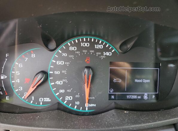 KL7CJLSB4JB655114 2018 CHEVROLET TRAX Silver Instrument cluster view