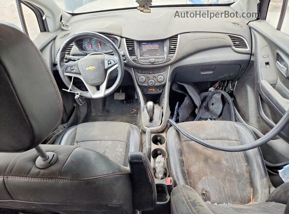 KL7CJLSB6MB313359 2021 CHEVROLET TRAX Blue Widok deski rozdzielczej