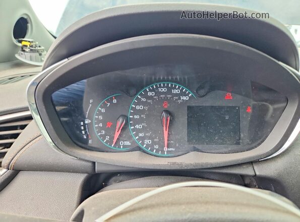 KL7CJLSB6MB313359 2021 CHEVROLET TRAX Blue Widok zestawu wskaźników