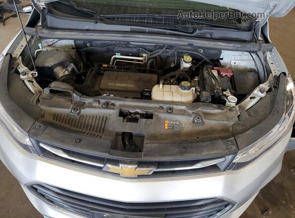 KL7CJLSB9KB916299 2019 CHEVROLET TRAX Silver Вид підкапотного простору