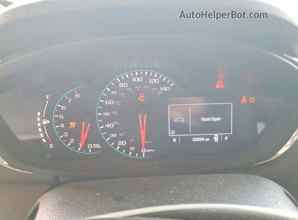 KL7CJPSB0KB867257 2019 CHEVROLET TRAX Gray Instrument cluster view