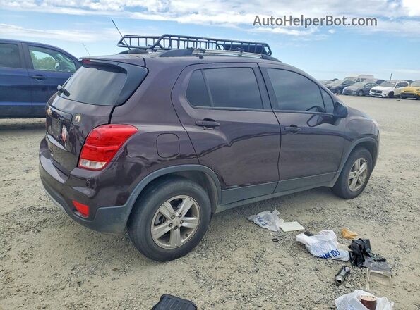 KL7CJPSB0MB332013 2021 CHEVROLET TRAX Burgundy Задня права чверть
