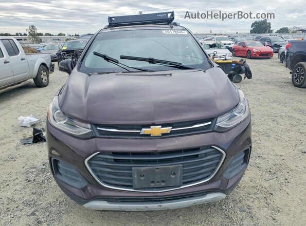 KL7CJPSB0MB332013 2021 CHEVROLET TRAX Burgundy Вид спереду