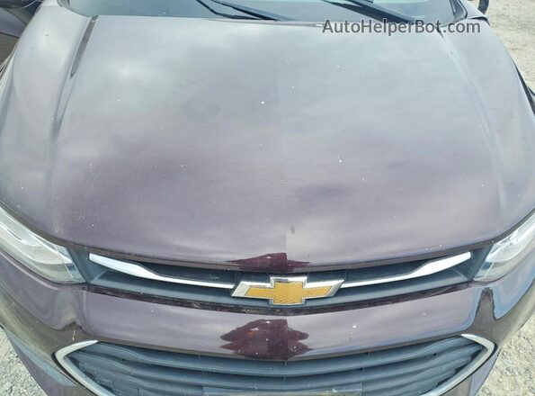 KL7CJPSB0MB332013 2021 CHEVROLET TRAX Burgundy Вид підкапотного простору