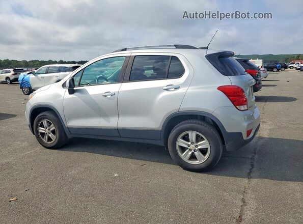 KL7CJPSB1MB329718 2021 CHEVROLET TRAX Silver უკანა მარცხენა