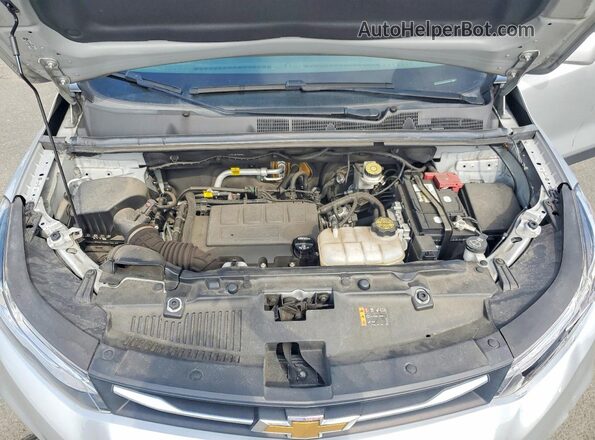 KL7CJPSB1MB329718 2021 CHEVROLET TRAX Silver ძრავის განყოფილების ხედი