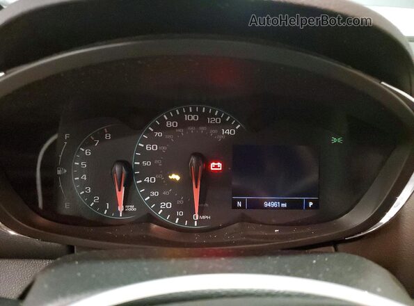 KL7CJPSB6KB958081 2019 CHEVROLET TRAX Серый Вид щитка приборов