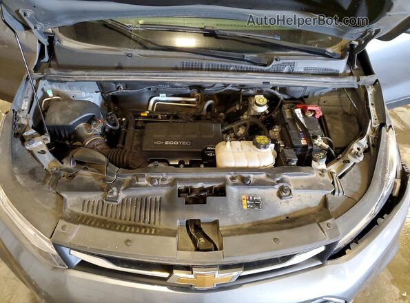KL7CJPSB6KB958081 2019 CHEVROLET TRAX Серый Вид подкапотного пространства