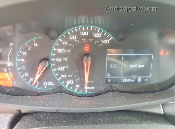 KL7CJPSB7MB322028 2021 CHEVROLET TRAX White Вид щитка приладів