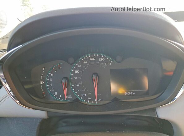 KL7CJPSBXLB330865 2020 CHEVROLET TRAX Синий Вид щитка приборов