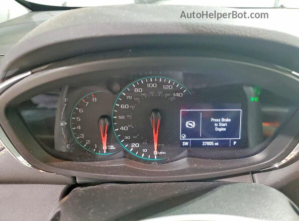 KL7CJPSM0NB538922 2022 CHEVROLET TRAX Silver Вид щитка приладів