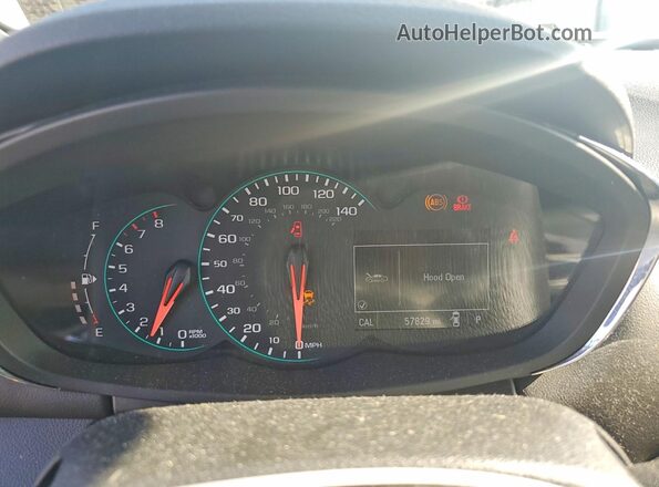 KL7CJPSM5MB374565 2021 CHEVROLET TRAX Silver Vista del cuadro de instrumentos