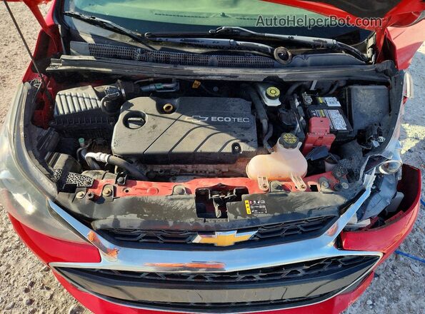 KL8CA6SA0KC757297 2019 CHEVROLET SPARK Red Vista interior trasera