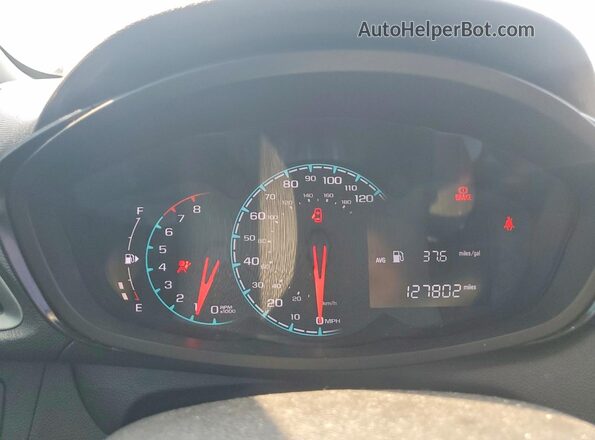 KL8CA6SAXKC779856 2019 CHEVROLET SPARK Угольный Вид щитка приборов