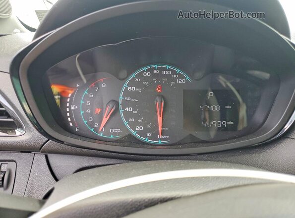 KL8CB6SA0HC745740 2017 CHEVROLET SPARK Green Widok zestawu wskaźników