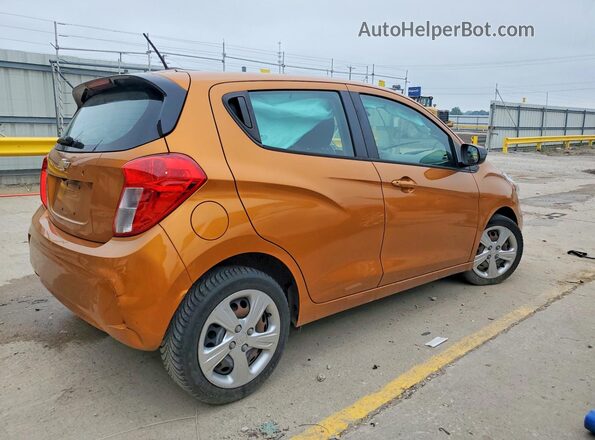 KL8CB6SA3LC408942 2020 CHEVROLET SPARK Orange Trasero derecho