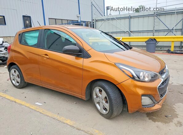 KL8CB6SA3LC408942 2020 CHEVROLET SPARK Orange Delantero derecho