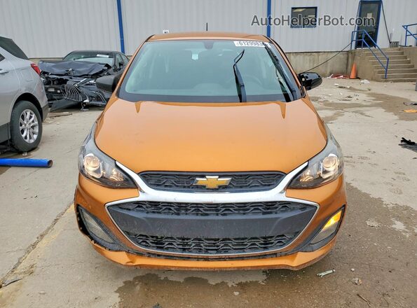 KL8CB6SA3LC408942 2020 CHEVROLET SPARK Orange Vista frontal