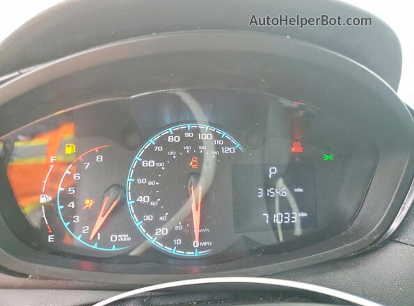 KL8CB6SA3LC408942 2020 CHEVROLET SPARK Orange Vista del cuadro de instrumentos
