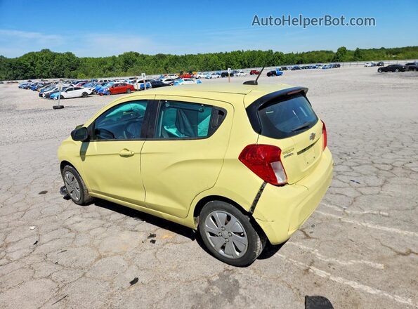 KL8CB6SA4JC479564 2018 CHEVROLET SPARK Yellow Trasero izquierdo