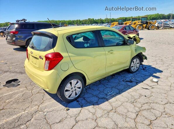 KL8CB6SA4JC479564 2018 CHEVROLET SPARK Yellow Trasero derecho