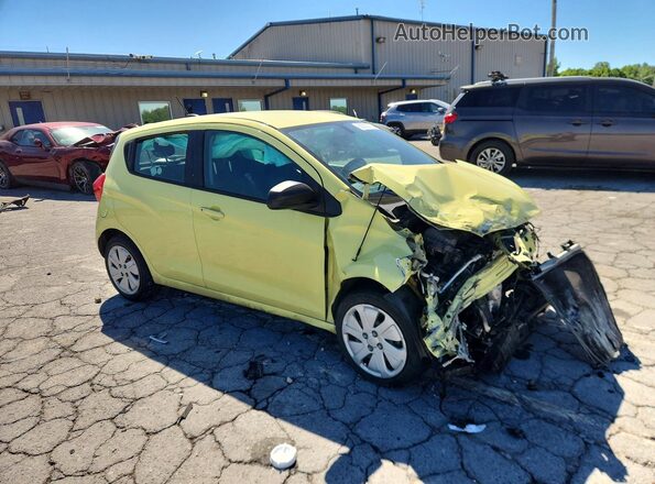 KL8CB6SA4JC479564 2018 CHEVROLET SPARK Yellow Delantero derecho