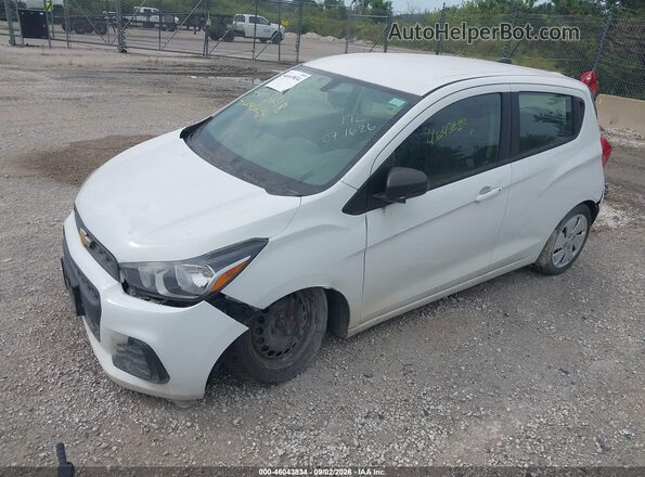 KL8CB6SA8GC628633 2016 CHEVROLET SPARK White Առջևի ձախ երեք քառորդ տեսարան